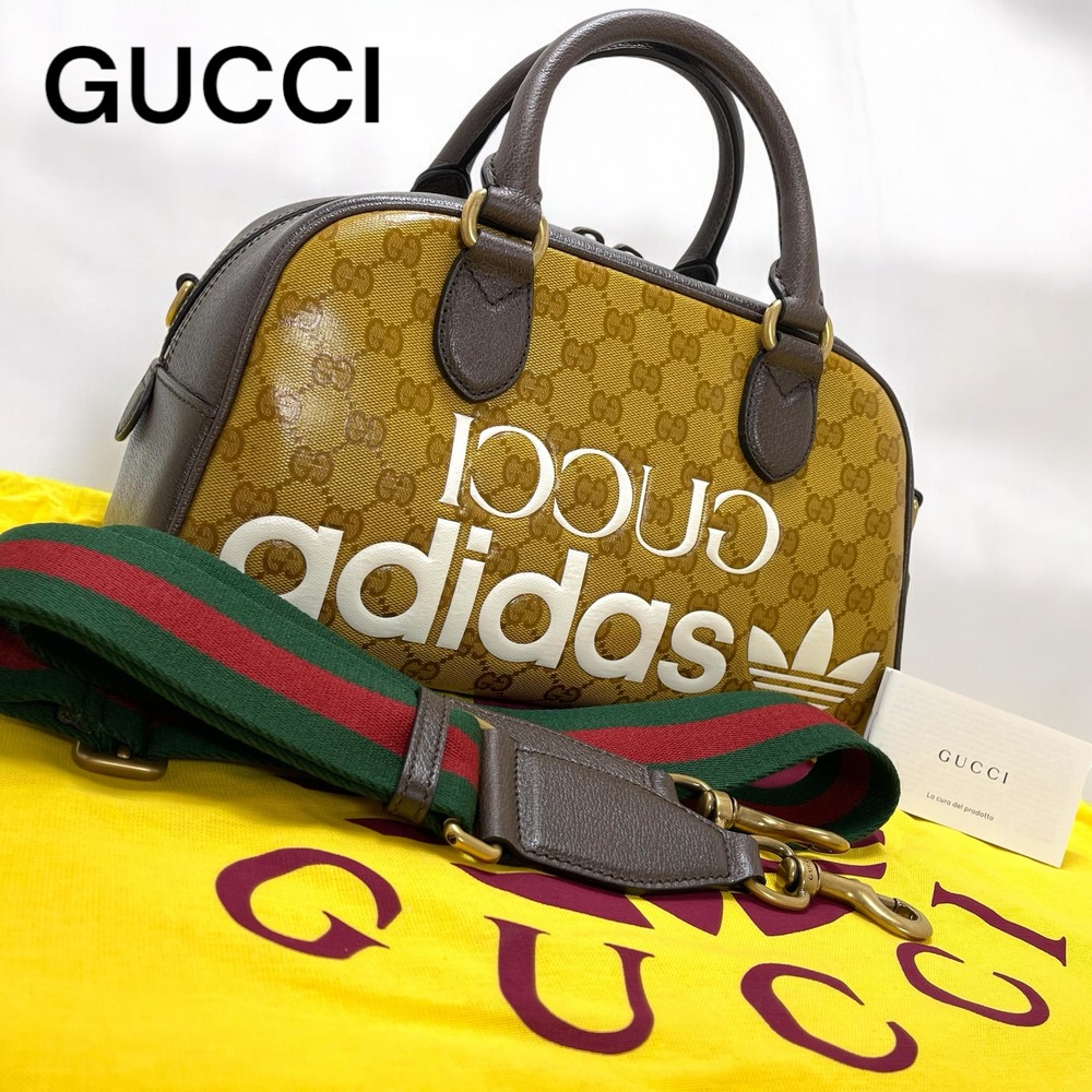 GUCCI × adidas ボストンバッグ